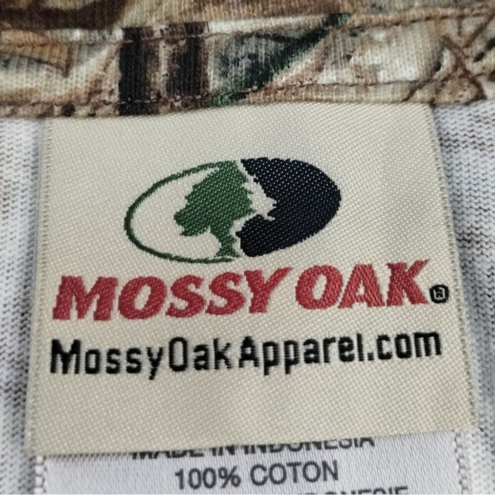 Mossy Oak Duck Blind Men's Camo Hunting Shirt T-Shirt XL SKU 3793 - Picture 4 of 9